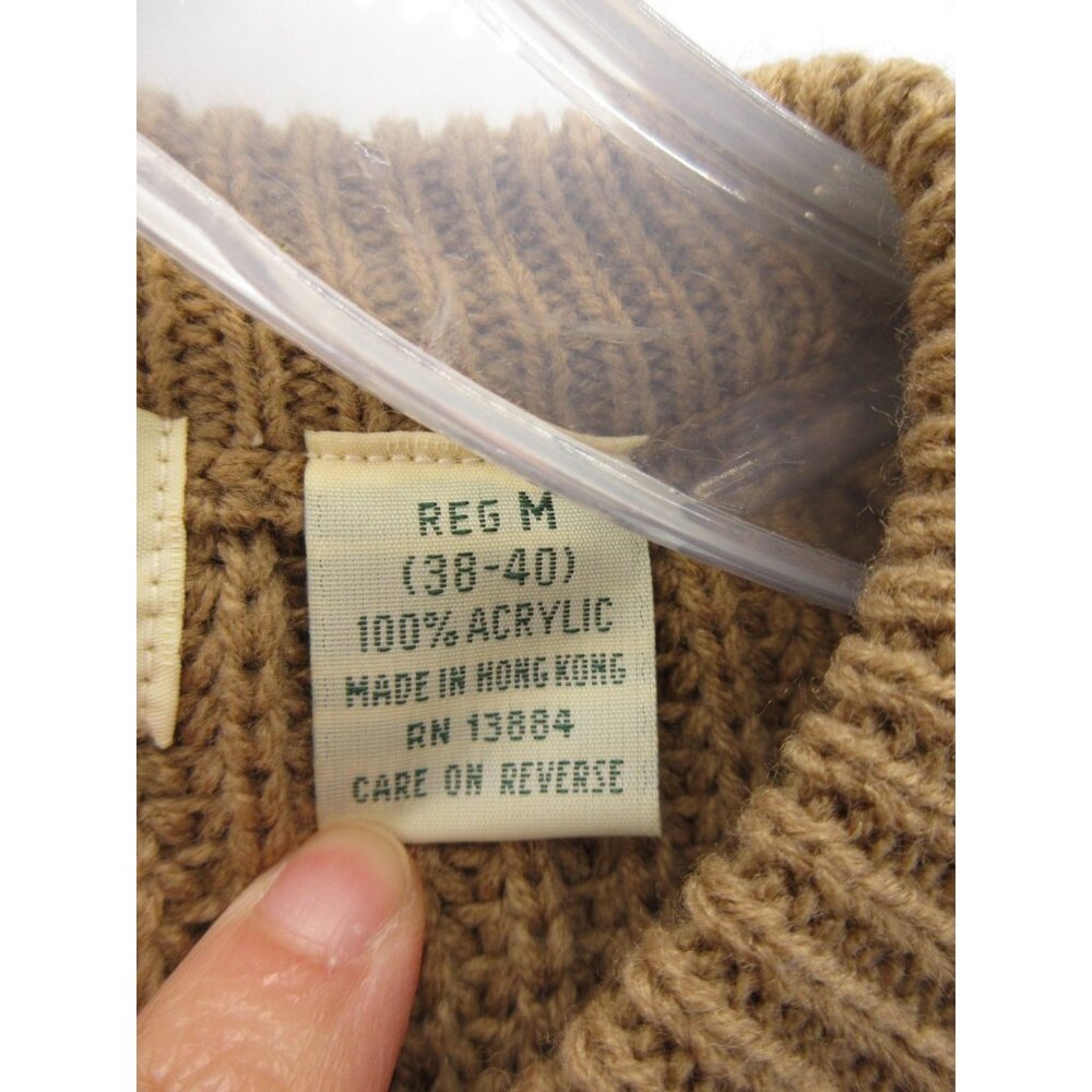 VINTAGE St Johns Bay Sweater Medium Fisherman Ribbed Chunky 80s NEW - Picture 9 of 12